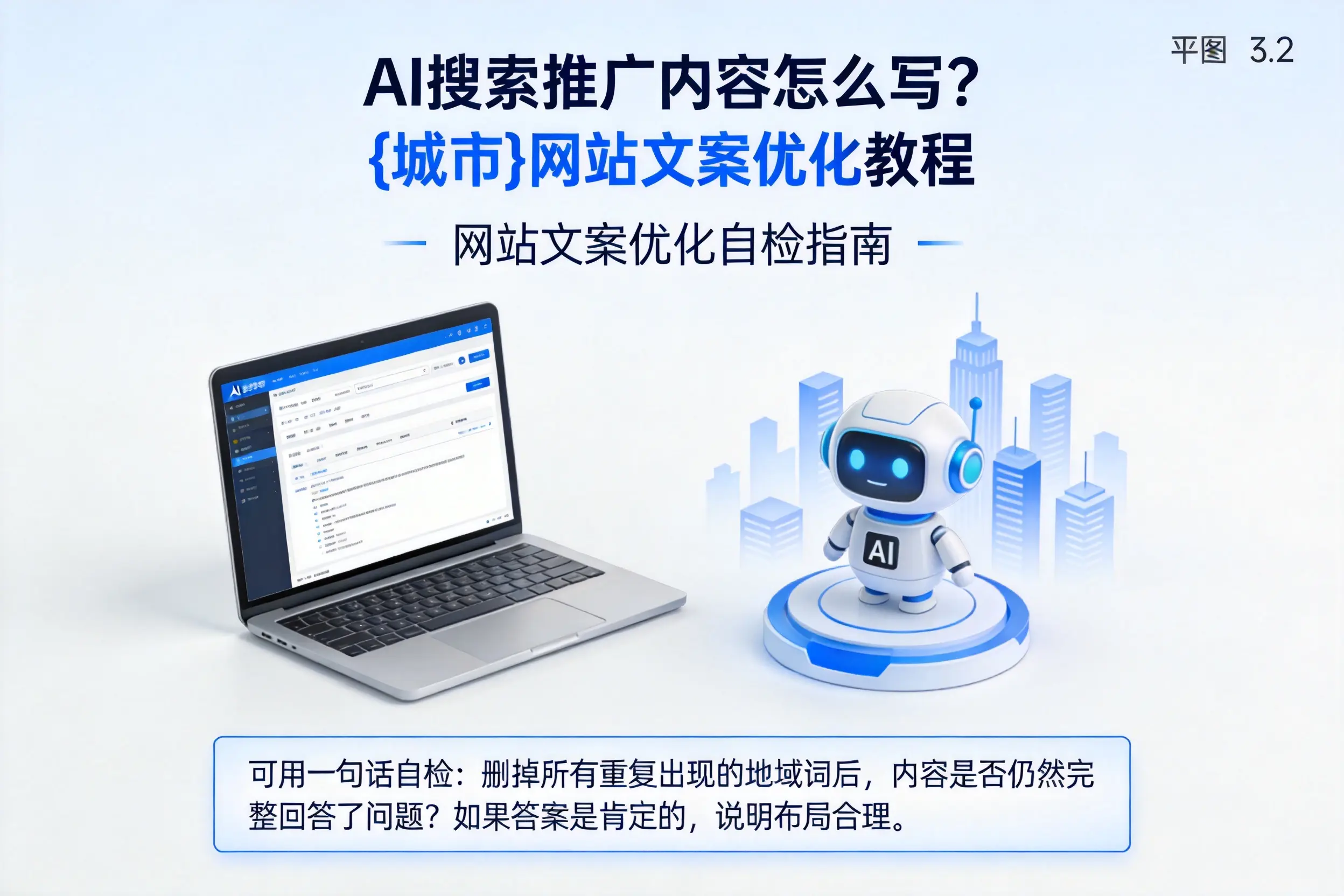 AI搜索推广内容怎么写?昌都网站文案优化教程