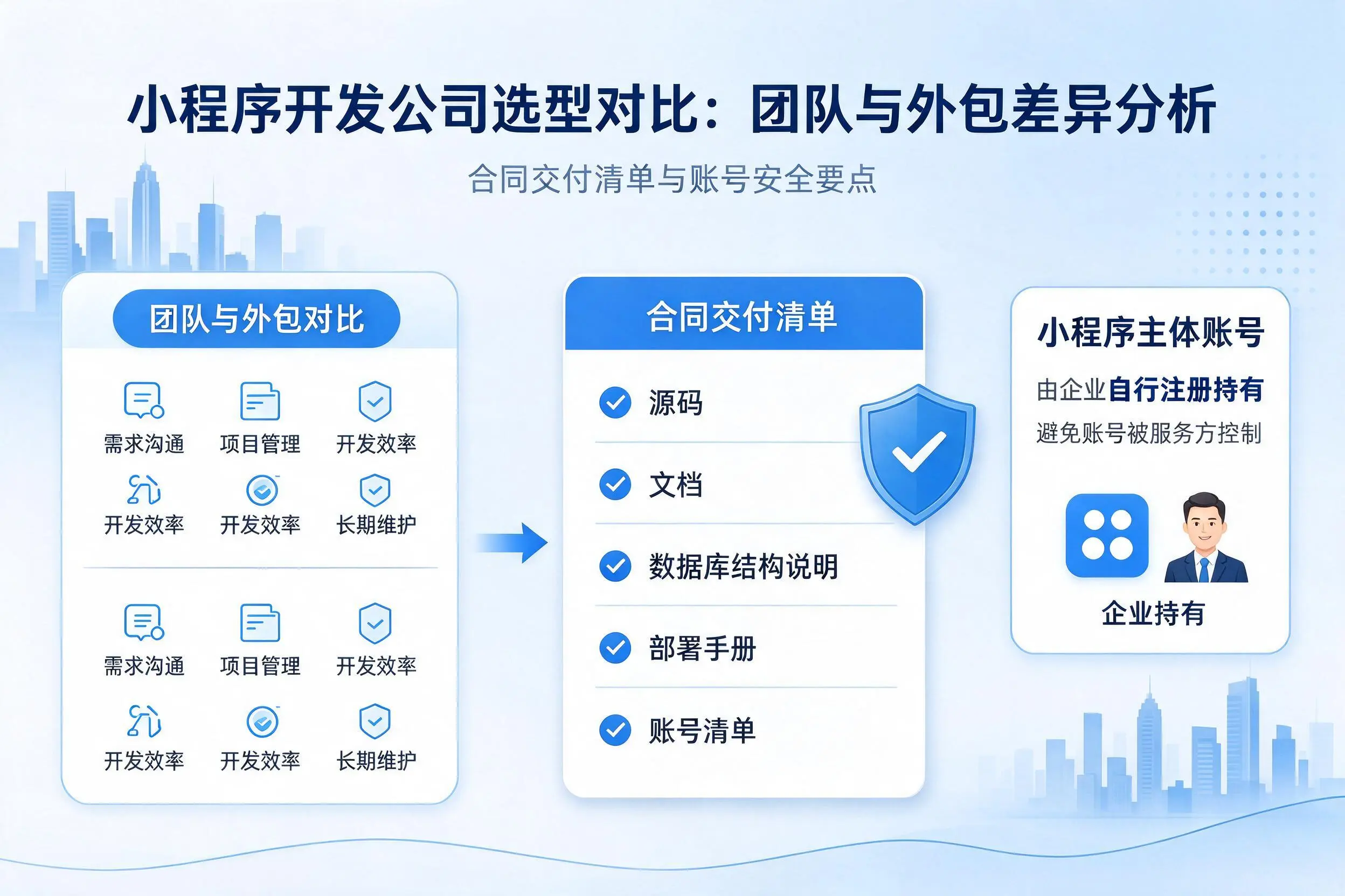 昌都小程序开发公司选型对比：团队与外包差异分析