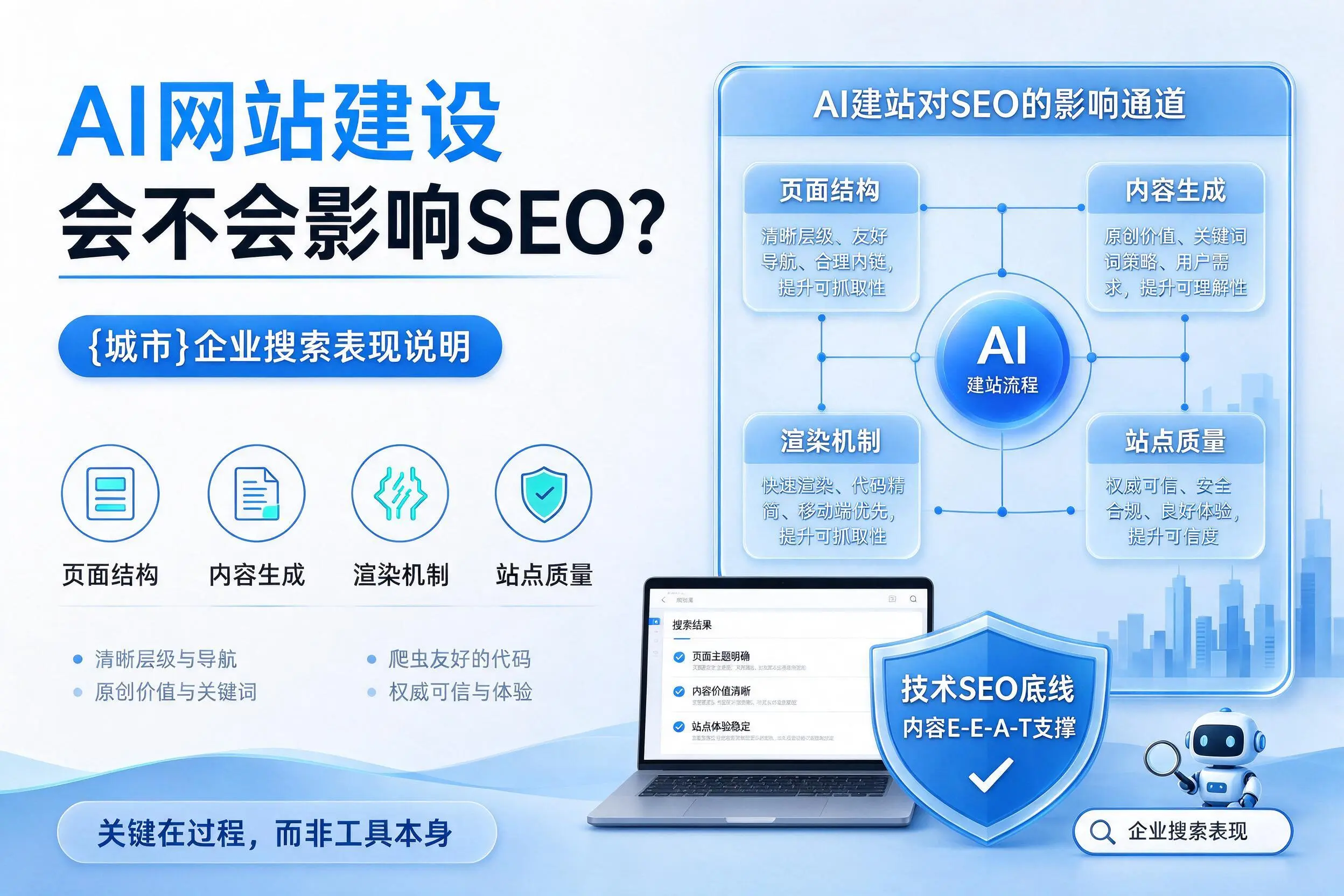 AI网站建设会不会影响SEO？昌都企业搜索表现说明